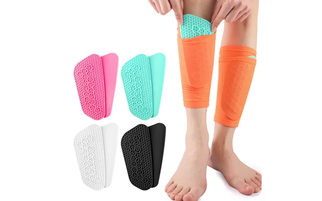Anti Collision Protective Gear Silicone Shin Guard Football Sports Insert Guard Training Sports Calf Guard