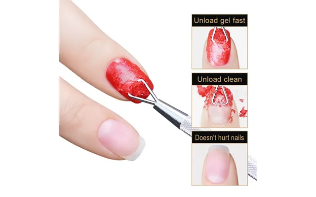 Arte Clavo 1pcs Stainless Steel Uv Gel Nail Polish Remover Pedicure Manicure Care Tools Sets Cuticle Nail Pusher Nail Ar product image
