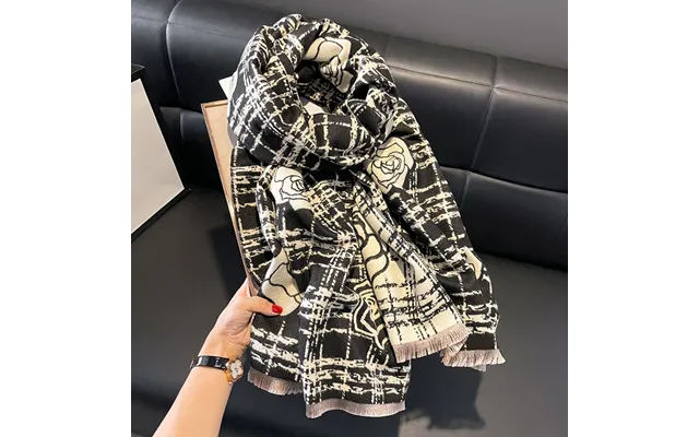 Autumn And Winter New Rose Imitated Cashmere Scarf Warm Fashion All-match Air-conditioned Shawl product image