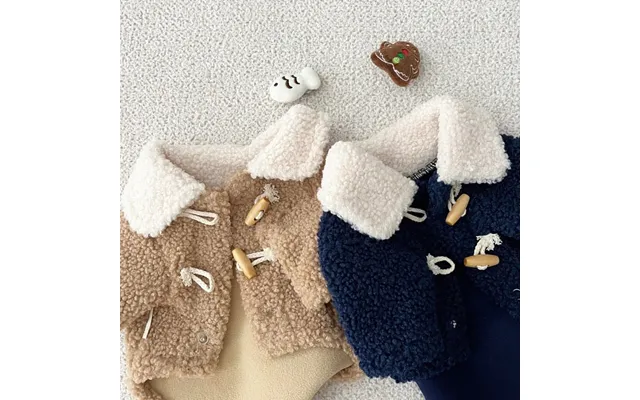 Autumn And Winter Thickened Warm Dog Cat Buckle Polar Fleece Coat Teddy Yorkshire Bear Small Puppy Clothes product image