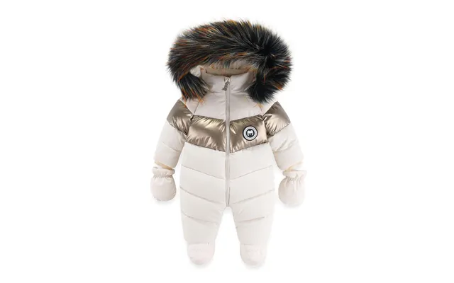 Baby Clothing Fur Collar Clothing Crawl Suit Children's Thick Warm Baby Onesie product image