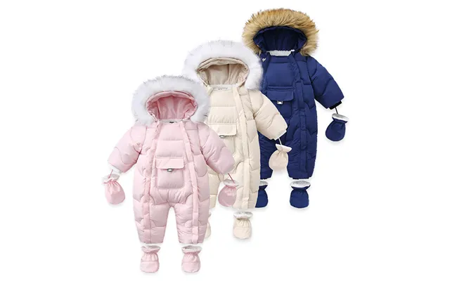 Baby Clothing Winter Thickened Baby Outside Warm Baby Baby Onesie product image