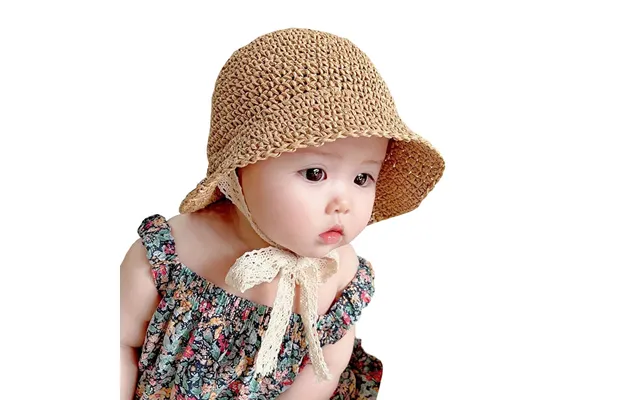 Baby Hat Summer Straw Baby Girl Cap Fashion Lace Bow Beach Children Panama Hat Princess Baby Hats And Caps Kids Hats