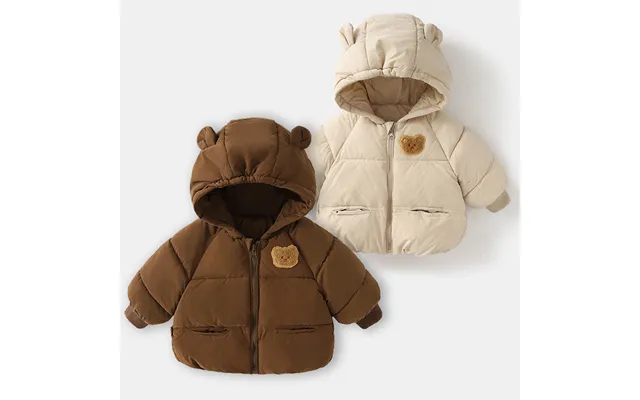 Baby Winter Cartoon Bear Thickened Cotton-padded Jacket For Boys And Girls Baby Going Out Warm Cotton-padded Jacket Jack product image