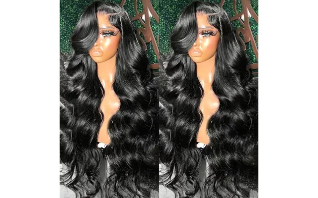 Big Wave Wig Long Curly Hair Female Fashion Big Curly Black Wig Headgear Front Lace Wig