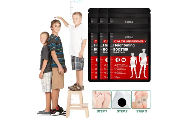 Body Height Patch 100 10pcs Promote Bone Foot Acupoint Paste Hormone Growth Healthy Care Adults Children Teenagers