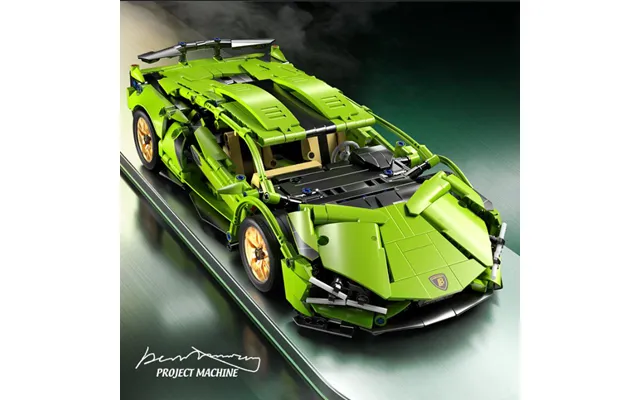 Building Blocks Educational Building Blocks Toys Rambo Green Bull Remote Control Sports Car Remote Control Car Toy Model
