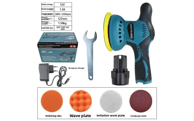 Car Polishing Machine For Car 12v Cordless Polisher 8 Gears Automotive Electric Waxing Repairing Wireless Sander Polish 