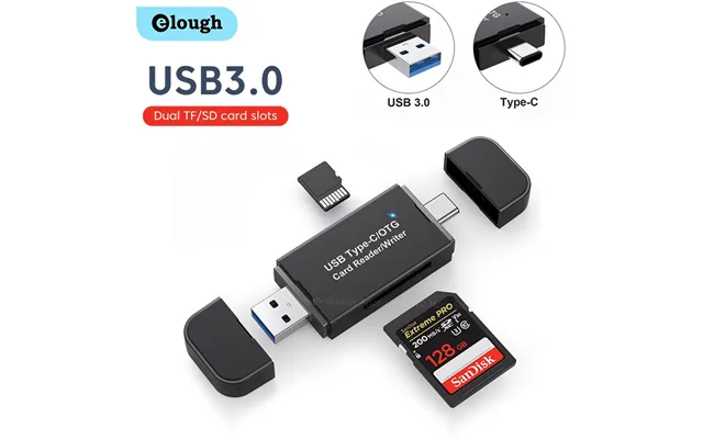 Card Sd Tf Usb 2.0 3.0 To Type C Card Adapter For Pc Laptops Usb Micro Sd Card High Speed Multi Smart Card