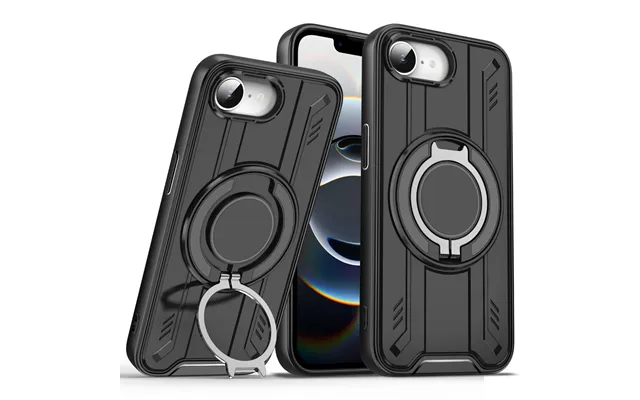 Case For Iphone 16e 16 15 14 13 12 11 Pro Max Plus Kickstand Slide Camera Protection Red Ring Drop Shockproof Cover