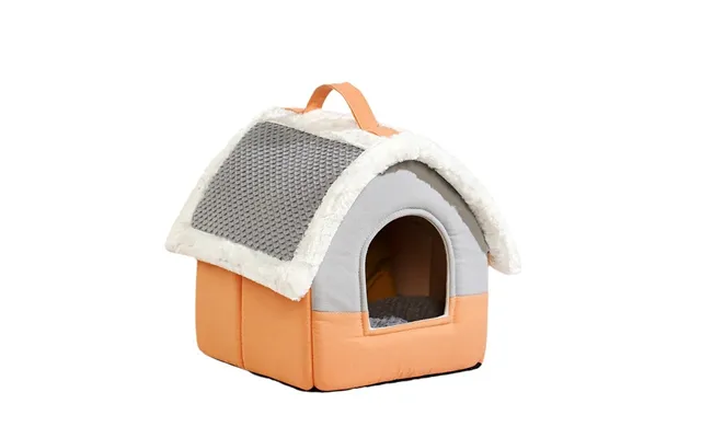Cat Bed Fully Enclosed Winter Warm Small Dog Teddy Removable And Washable House Type Dog House Cat Bed Pet Bed Dog Bed product image
