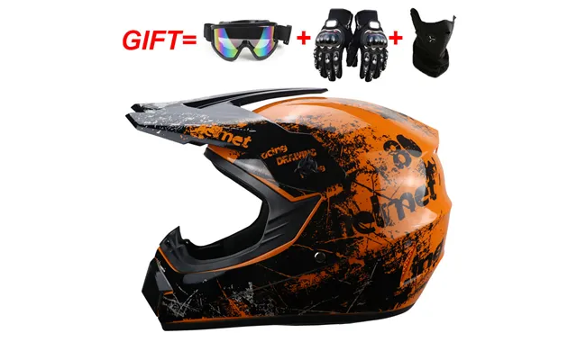 Cross-border Floral 4-color Foreign Trade Version Off-road Atv Helmet Mountain Bike Downhill Youth Carding