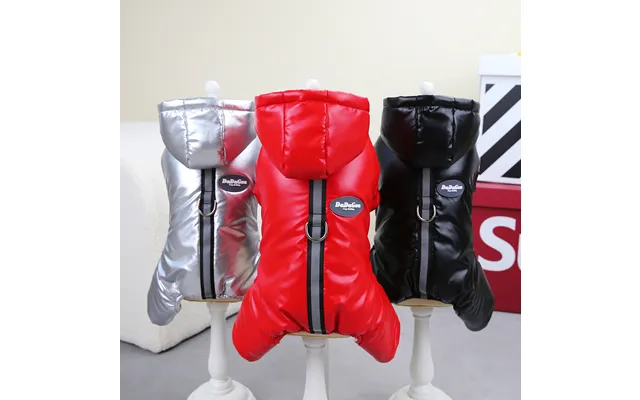 Dadagou Winter Dog Coat For Small Dogs - Thickened Polyester Pet Jacket With 4 Legs product image