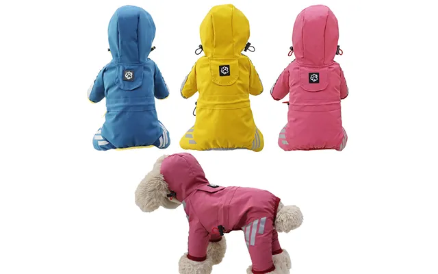 Dog Raincoat All-inclusive Four-legged Waterproof Poncho Teddy Bomei Rainy Pet Clothes Small And Medium-sized Dog Rainco product image