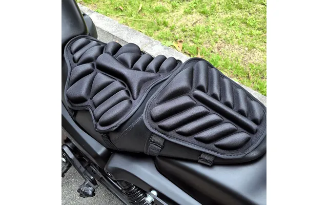 Double Seater 3d Shock-absorbing And Breathable Electric Vehicle Cushion - All Season Universal Motorcycle Seat Cushion product image