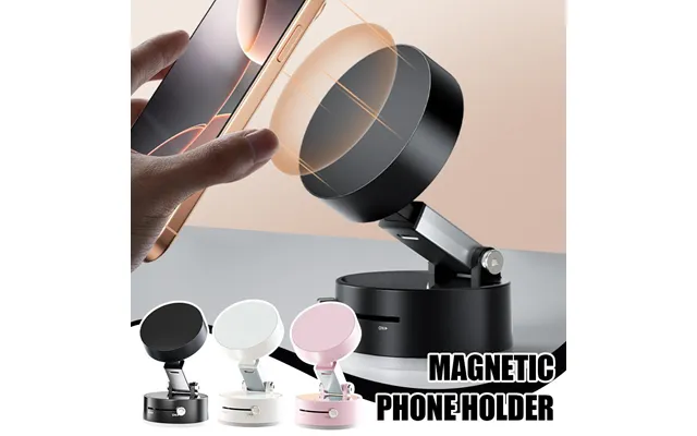 Double Sided Cup Magnetic Lazy Multi-functional Foldable Storage Holder - Vacuum Suction Phone Holder product image