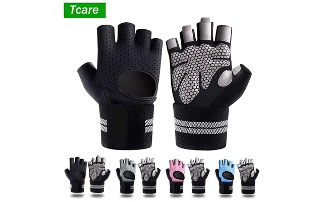 Dumbbell 1 Pair Gloves Men Women Weightlifting Crossfit Bodybuilding Workout Sport Gym Training Gloves Non product image