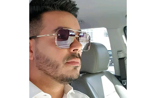Fashion Cool Men Driving Glasses Goggle Summer Style Gradient Brown Sunglasses Vintage Pilot Sun Glasses Punk product image