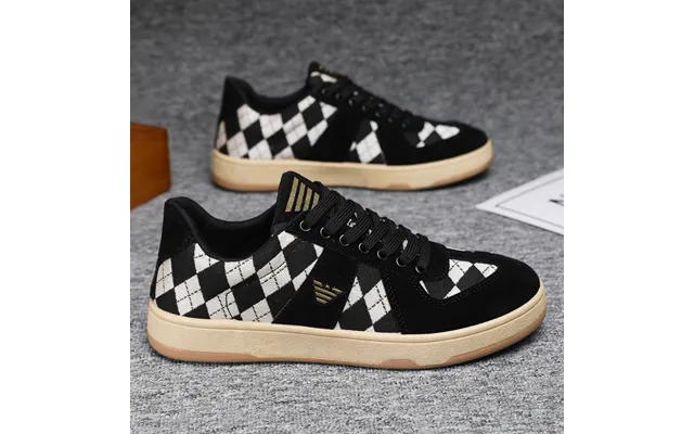 Foreign Trade 2023 Summer And Autumn Trend Men's Shoes Slip On Plaid Retro Dirty Dirty Shoes All-match Casual Canvas Boa