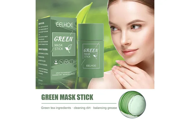 Green Tea Mask Facel Deep Cleaning Masks Stick Moisturizing Shrink Pores Blackhead Acne Facial Film Korean Skin Care Pro product image