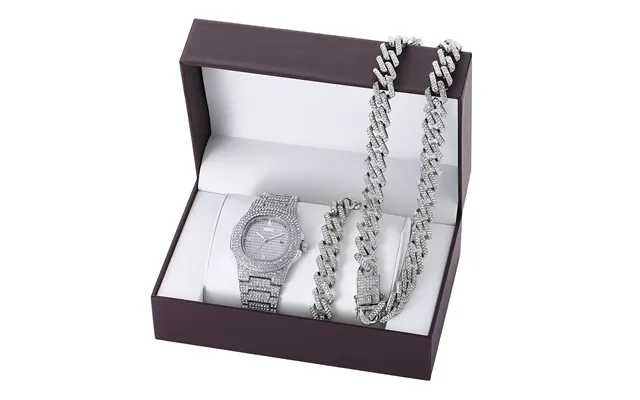 Gypsophila Watch Full Diamond Diamond Steel Belt Quartz Watch Watch Bracelet Set Wrist Watch Set product image