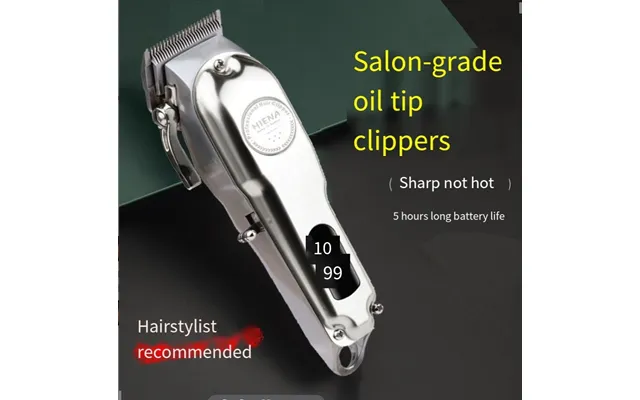 Hair Salon Dedicated Electric Hair Clipper High Power Professional Oil Head Electric Hair Clipper Home Bald Head Razor E