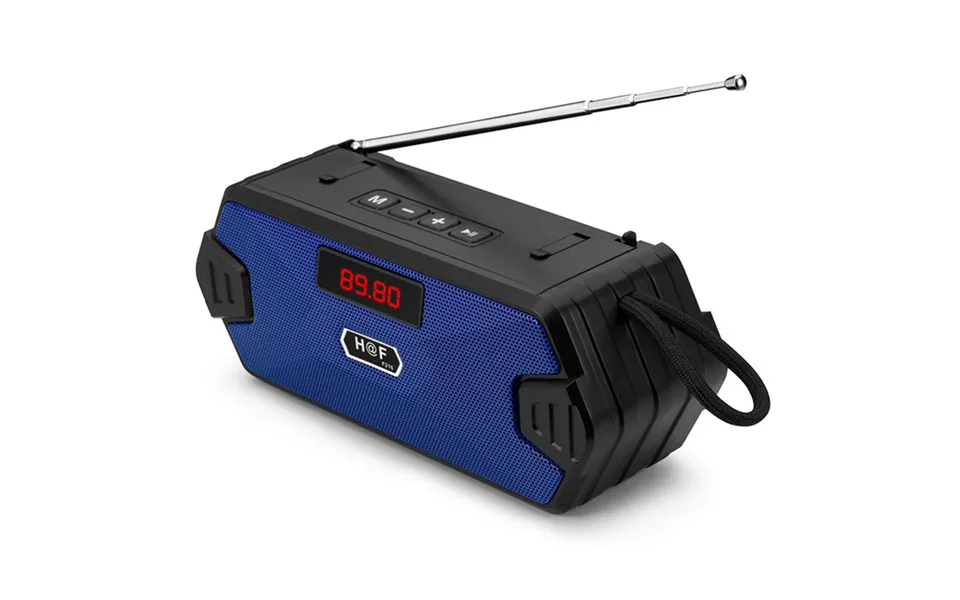 Hf-f216 Portable Bluetooth Speaker Wireless Bass Column Outdoor Usb Speakers With Fm Radio Aux Tf Mp3 Subwoofer Loudspea