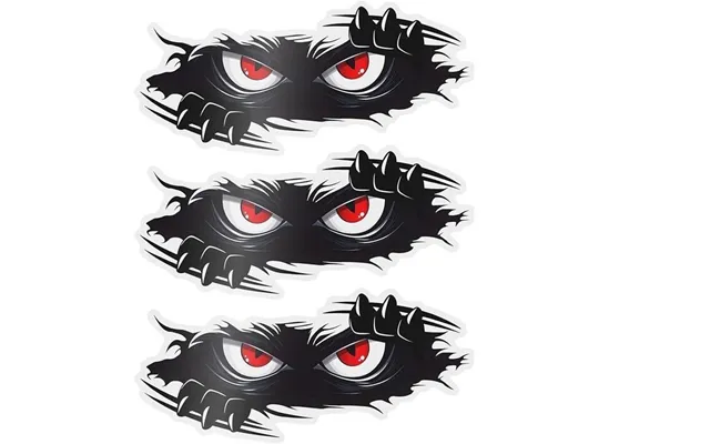 Hide And Seek Angry Eyes Interesting Monster Peeping Cat Car Stickers Decoration