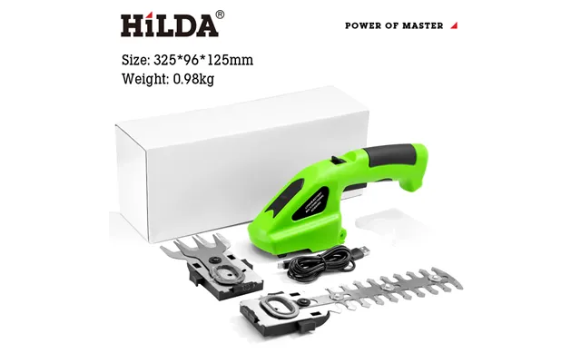 Hilda Cordless Lithium-ion Hedge Trimmer With 7.2v Battery - Lightweight & Ergonomic Design For Precise Garden Shaping product image