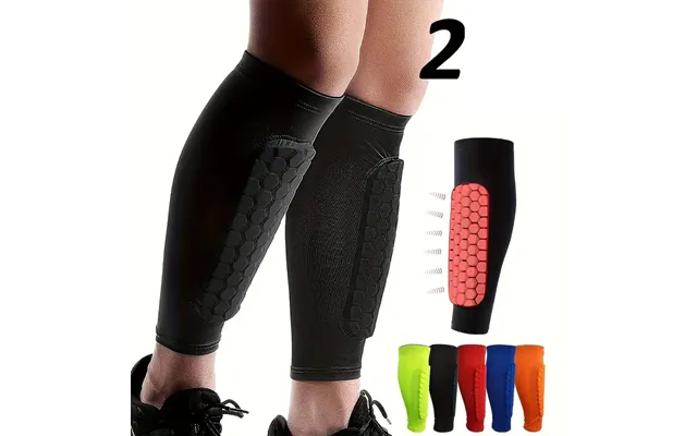 Honeycomb Calf Guard Lycra Professional Silicone Non Slip Football Sports Calf Protector Basketball Game Anti Collision 