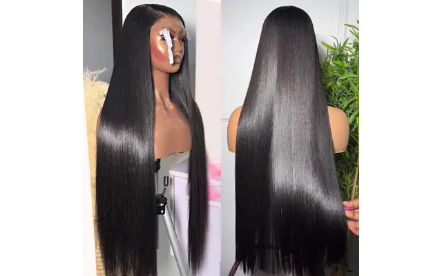 Hot Selling 250% Bone Straight 5x5 Glueless Preplucked 13x4 Frontal Wig 13x6 Transparent Lace Front Wigs For Women