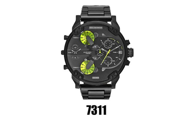 Hot Selling Fashion And Personalized Large Dial In Europe And America - Casual Alloy Steel Band Quartz Watch Selection product image