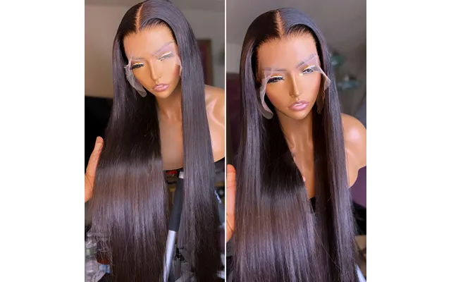 Hot Selling Hd 13x4 Glulss Front Human Hair Wigs For Womn Pr Pluckd Straight 13x6 Transparnt Lac Frontal Wig On Claranc