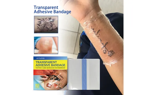 Jaysuing Tattoo Care Transparent Embroidery Protective Film Waterproof Sticker Bacterial Barrier product image