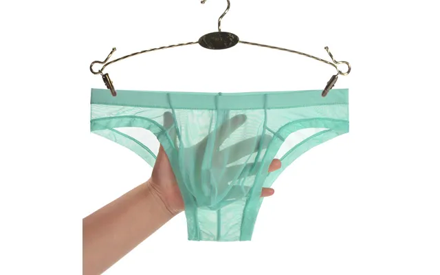 Junyou Men's Underwear Mesh Transparent Briefs Thin Men's Pocket Sexy Breathable Summer Shorts For Young Men product image