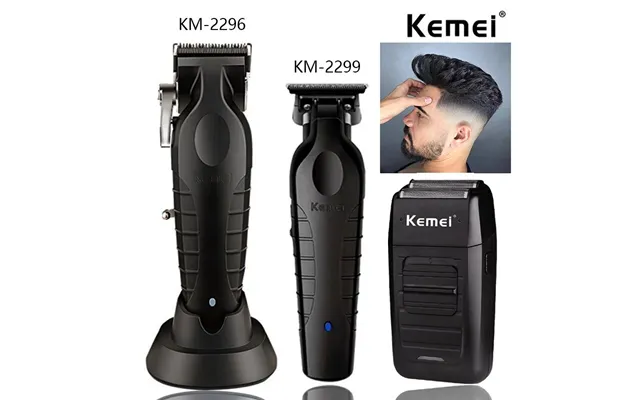Kemei Km-2296 Km-2299 Km-1102 Professional Hair Clipper Kit Electric Shaver Male Hair Cutting Machine Men’s Trimmer Mach product image
