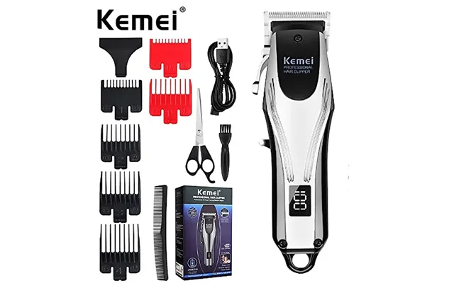 Kemei Professional Hair Clippers Men Rechargeable Cordless Electric Beard Hair Trimmer Barber Hair Cutting Machine Groom product image