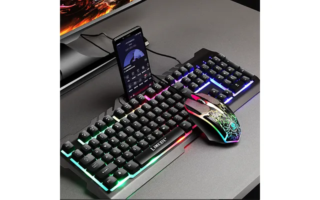 Keyboard T Gaming Mouse Set Wired Mechanical Keyboard With Led Usb Gaming Mouse Backlight Waterproof Key