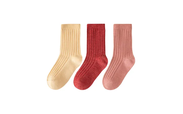 Kids'socks Children's Double Needle Wool Socks Autumn And Winter Solid Color Children's Socks Boys And Girls Baby Wool product image