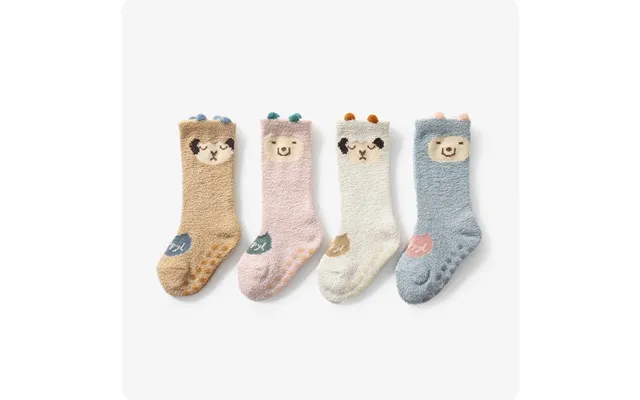 Kids'socks Children's Socks Winter New Imitation Mink Hair Girl's Socks Newborn Warm Baby Socks Mid-tube Socks