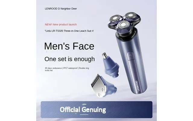 Lenrood Men’s Electric Razor 3d Floating Head - Easy-to-use Facial Shaver product image