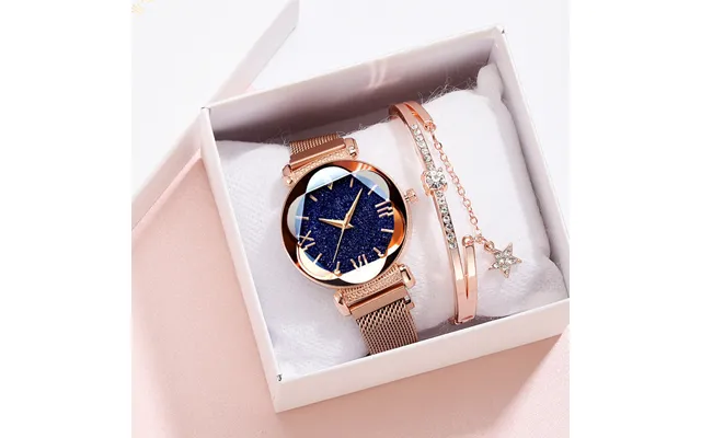 Magnet Star Star Face Women's Watch Magnet With Rhinestone Women's Watch Bracelet Set Gift Watch Jewelry product image