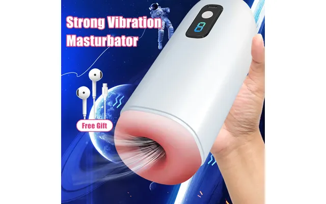 Masturbators Automatic Male Masturbator Cup Strong Vibration Digital Blowjob Hine Real Pussy Masturbation Sex