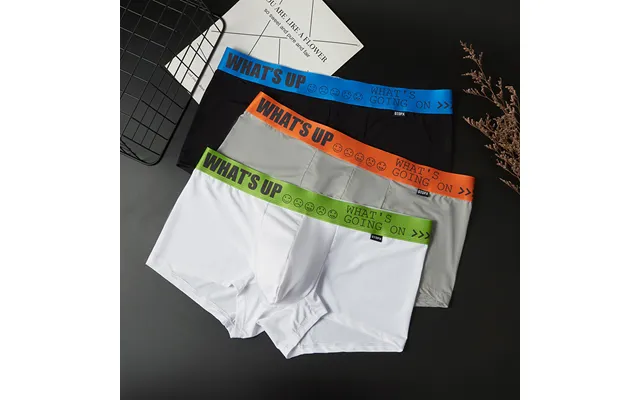 Men's Clothing Men's Ice Silk Thin Solid Color Breathable Underwear Comfortable Simple Underwear Summer product image
