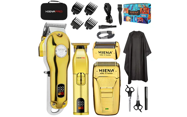Men's Professional Hair Salon Hair Clipper Lcd Digital Display Hair Clipper Suit Rechargeable Hair Clipper product image