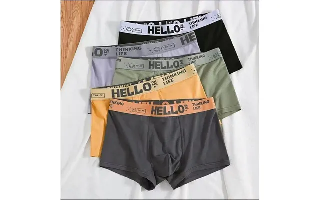 Men's Underwear Autumn And Winter Men's Pure Cotton Crotch Popular Comfortable Large Size Boxer Briefs Simple Breathable product image