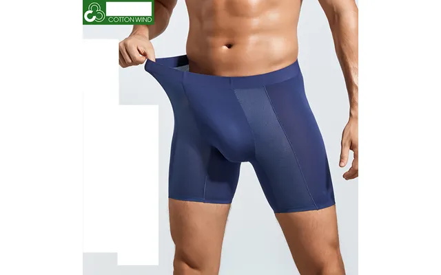 Men's Underwear Men's Breathable Boxers Seamless Modal Sports Underwear Long Wear-resistant Running Plus Size Boxers product image