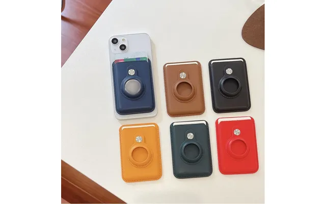 Mobile Phone Case Card Holder Wallet Suitable For Airtag Locator Protective Case Card Holder Magnetic Card Holder