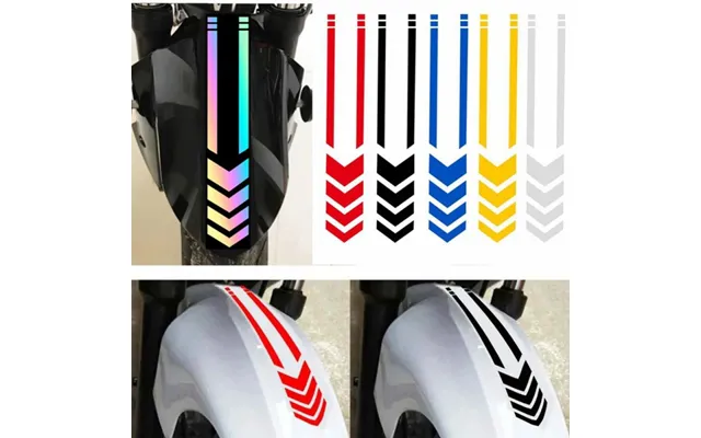 Motorcycle Mudguard - Body Reflective Arrow Line Warning Sticker product image