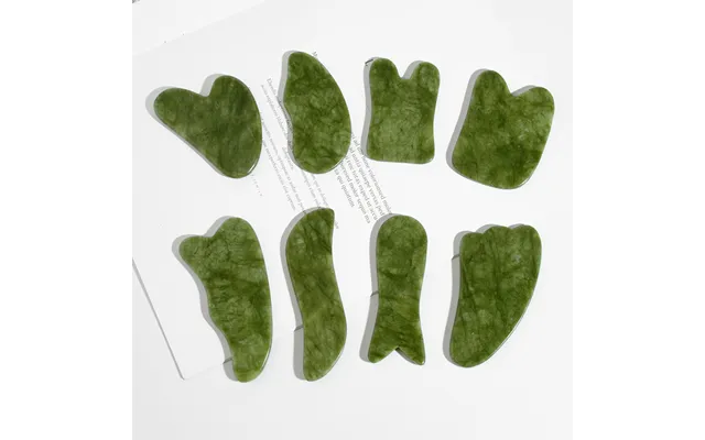 Natural Jade Scraping Board Custom Made Shaving Beauty Massager Whole Body Meridian Massage Jade Scraping Board